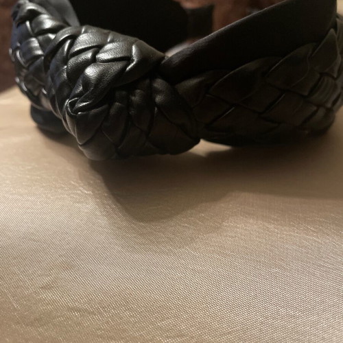 Leather headband like new from cherry blossom