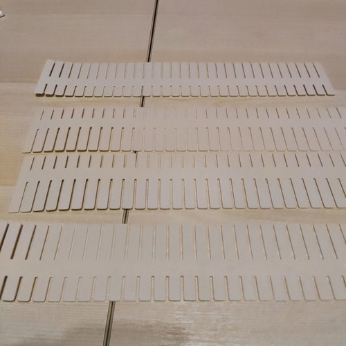 Drawer organizer white, set of 4 pieces to connect