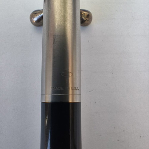 Parker 75 mechanical pencil used, stainless steel cap, dark blue body