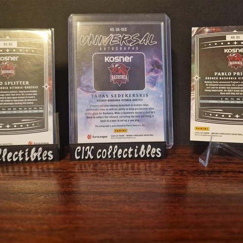 Euroleague Panini Origins Baskonia card pack of 3 new