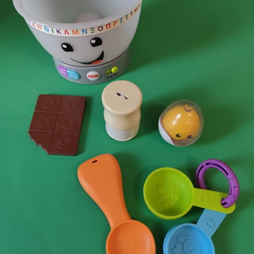 Fisher Price Educational Baking Bowl used with sounds and lights