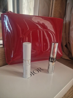 Dior Diorshow Makeup Set with Mascara, Lash Primer & Red Patent Pouch