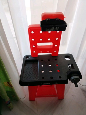 Black and Decker workbench used with tools