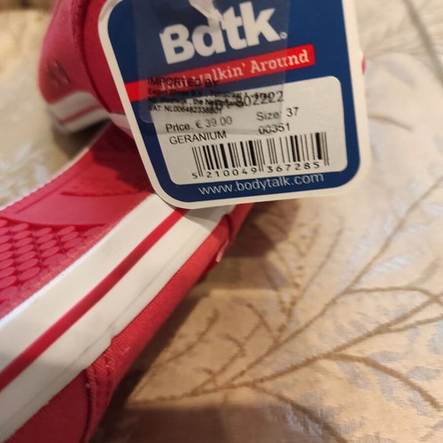 Bdtk pink canvas ballerinas new, size 37
