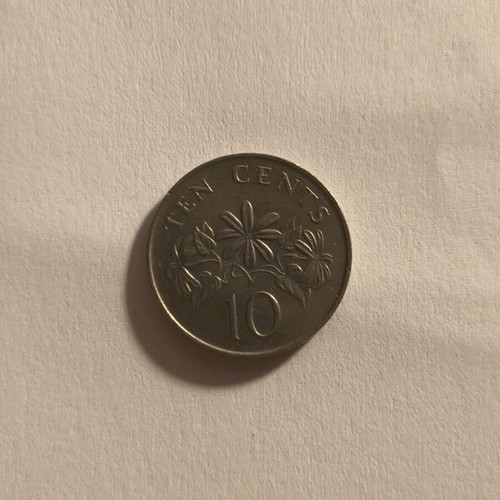 Singapore collectible coins used, set of 5, 10 & 20 cents