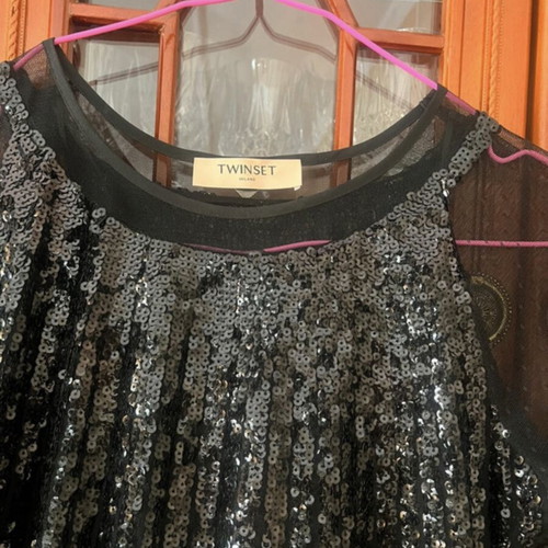 Twinset dress black, sizes S/M