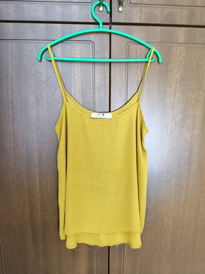 Γυναικείο top MY T καινούριο, μέγεθος medium, κίτρινο