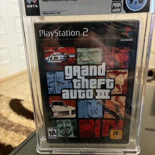 GTA III new, sealed and graded 9.8 for PlayStation 2