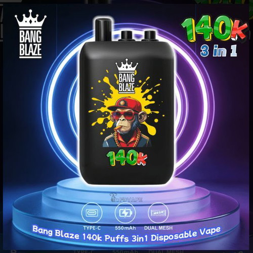 Vape ΤΟΥΜΠΑΝΟ 140K new, 3 flavors in 1 device