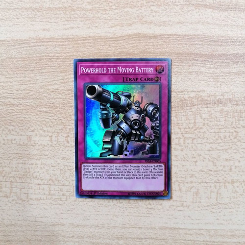 Powerhold the Moving Battery Yu-Gi-Oh! Card 1st Edition Super Rare Near Mint