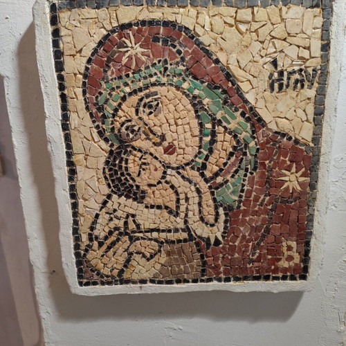 Mosaic with Panagia 41x36 cm new