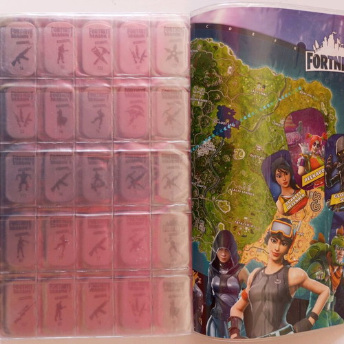 Fortnite The Original Metal Tags Album used with 79 metal tags
