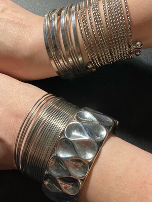 Bracelets like new, all together