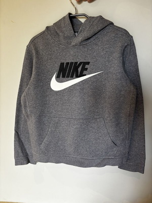 Nike παιδικό φούτερ γκρι XL με κουκούλα