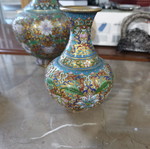 Cloisonné set like new condition