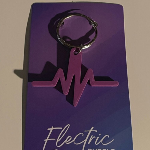 Keychain new, purple