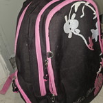 Backpack with 3 compartments and 2 side pockets