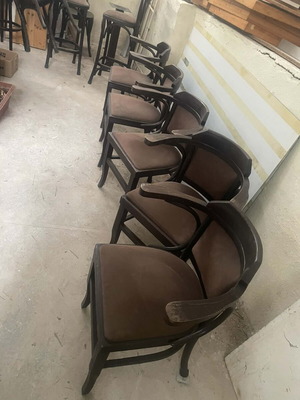 Cafe armchairs used