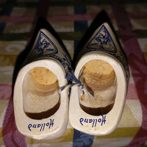 Vintage traditional ceramic shoes Netherlands new