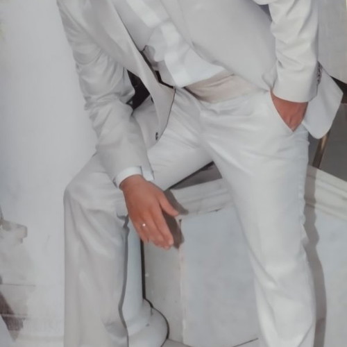 Bruno Valenti groom suit size M used with accessories