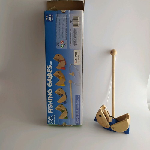 Wooden fishing game like new, baby and kids toy