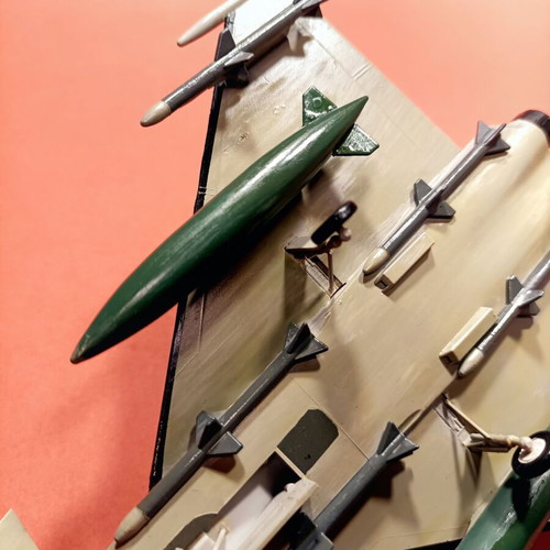 Plastic Eurofighter model 1/72 new, painted and armed