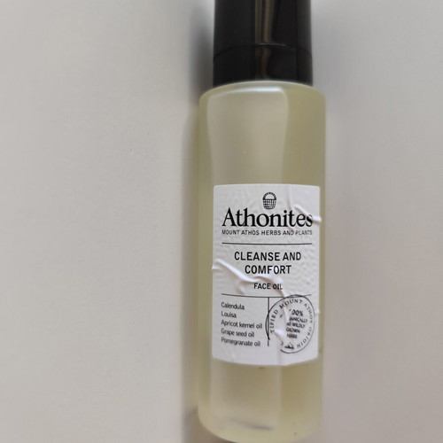 Athonites face cleansing oil 100ml like new with organic oils