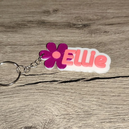 3D Print Personalized Keychain with Custom Name