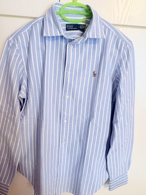 Polo Ralph Lauren women's shirt like new, size small, white and blue