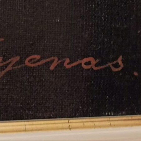 Vagenas portrait on canvas like new with frame