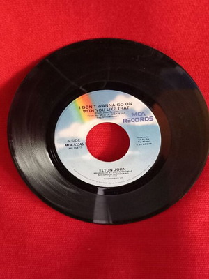 Elton John I Dont Wanna Go On With You Like That βινύλιο μεταχειρισμένο, pop