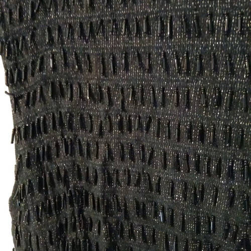 Black dress with beads like new for wedding or evening wear
