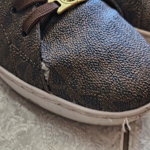 Michael Kors sneakers size 41 used, brown and gold