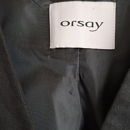 Orsay women's linen vest like new, black, size M