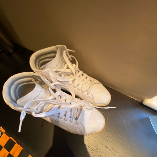 Sergio Rossi sneakers used, size 39, white collectible