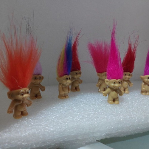 Vintage Euchoulides figures set of 10, like new, Western Animation