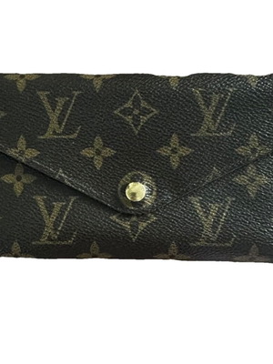 Louis Vuitton wallet used, brown