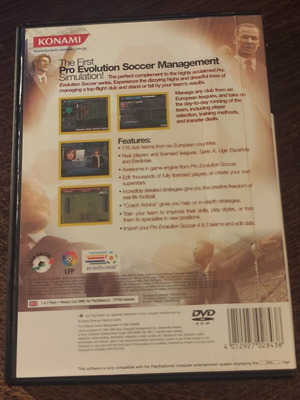 Pro Evolution Soccer Management PS2 game used