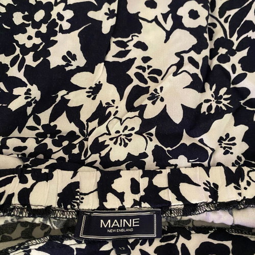 Midi skirt floral like new, Maine UK, size M