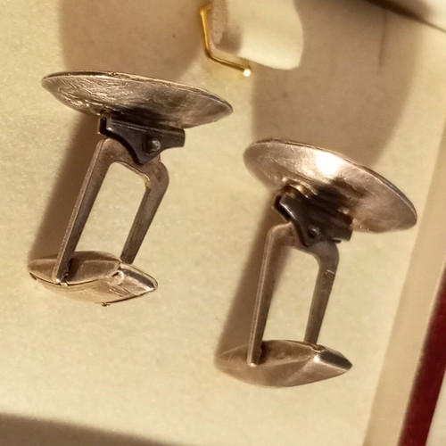 Silver 800 vintage cufflinks like new