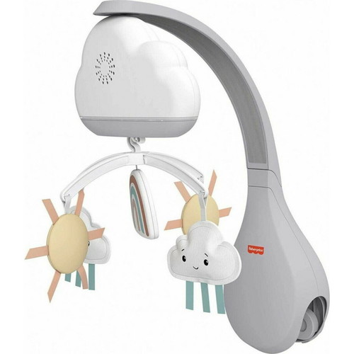 Fisher-Price Mobile βρεφικό παιχνίδι σαν καινούργιο, περιστρεφόμενο ουράνιο τόξο