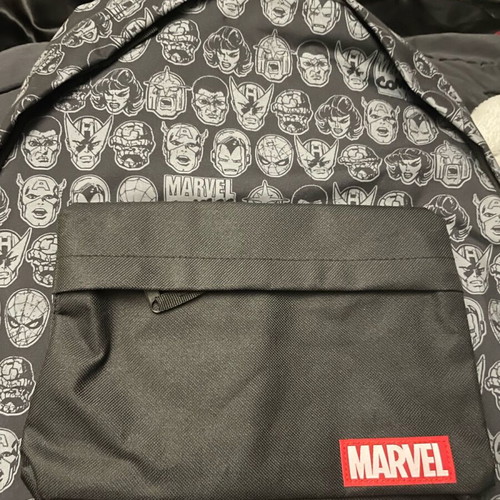 Backpack Marvel Heroes unused, black and grey backpack