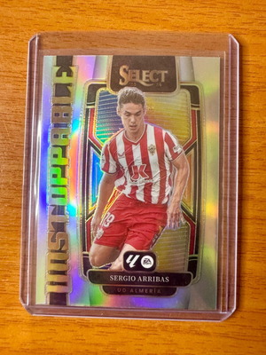 2023-24 Panini Select Soccer La Liga Sergio Arribas Unstoppable SILVER #20 UD ALMERIA