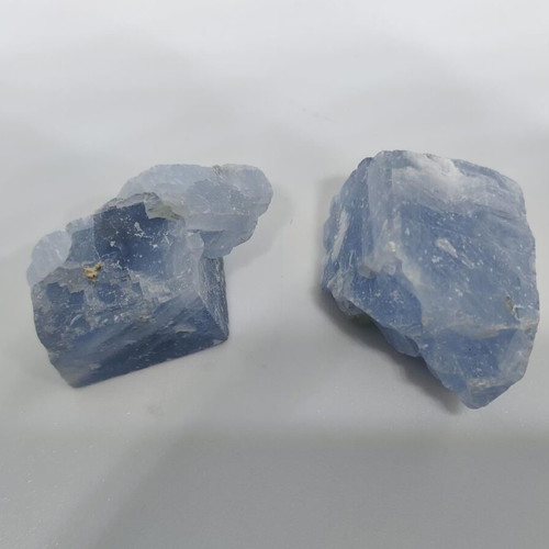 Blue Calcite natural raw mineral, like new