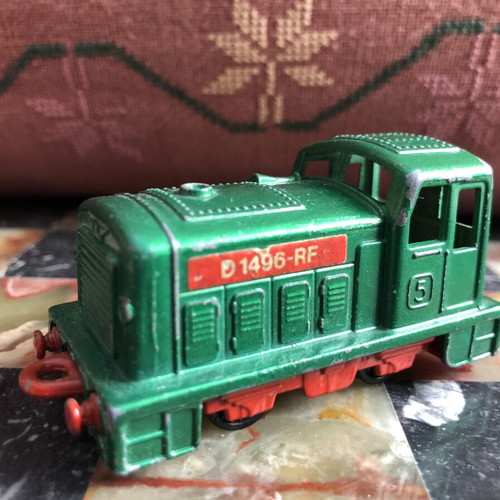 Matchbox Lesney Shunter Green Train Engine No 24, vintage 1978