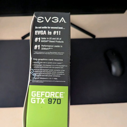 EVGA GeForce GTX 970 4GB FTW+ ACX 2 used office graphics card