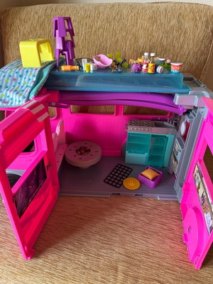 Barbie Camper Van Playset with Accessories and Original Box