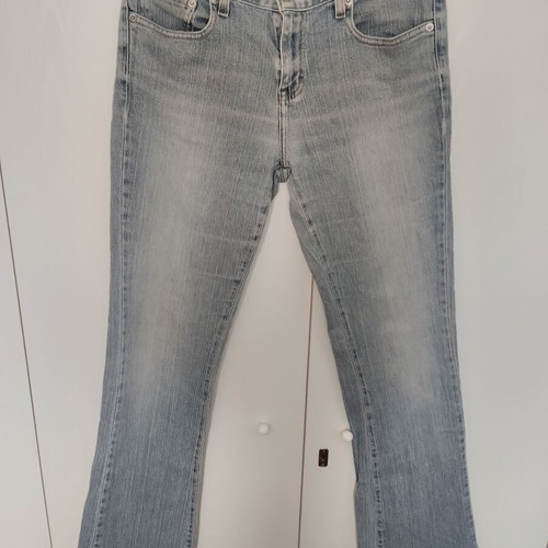 Calvin Klein flare jeans used, size 8, light blue gray