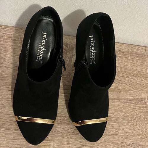 Primadonna ankle boots black suede like new size 36
