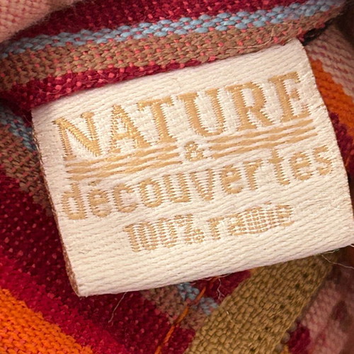 Nature & Découvertes crossbody bag like new, 100% ramie fabric, boho style